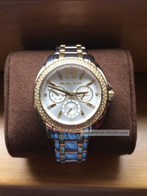 michael kors damenuhr klein gold silber|Armbanduhren: Michael Kors Damen Uhr Silber Gold .